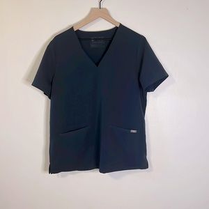 Figs Dark Harbor Scrub Top